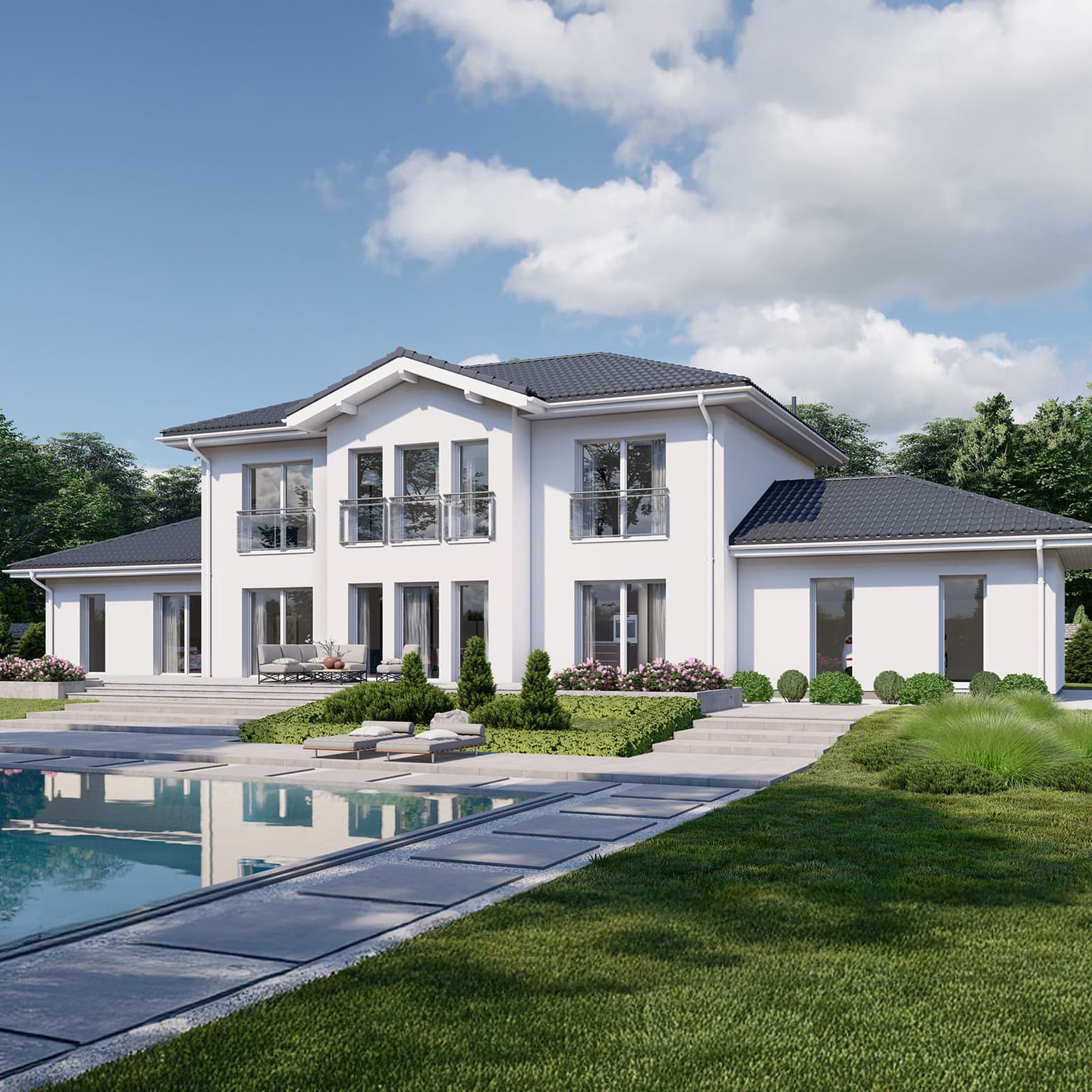 Dan-Wood 2 Storey Houses: modern homes with full height living | Danwood
